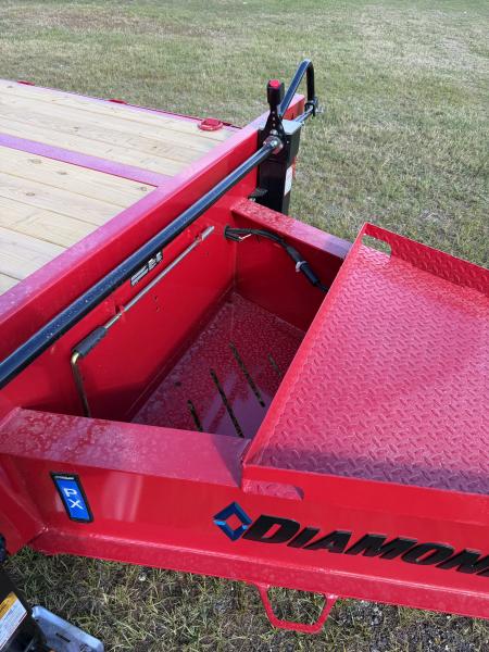 New 2027 Diamond C PX212MR/XDR Equipment Trailer; 30X102; PINTLE HITCH; ABS BRAKES