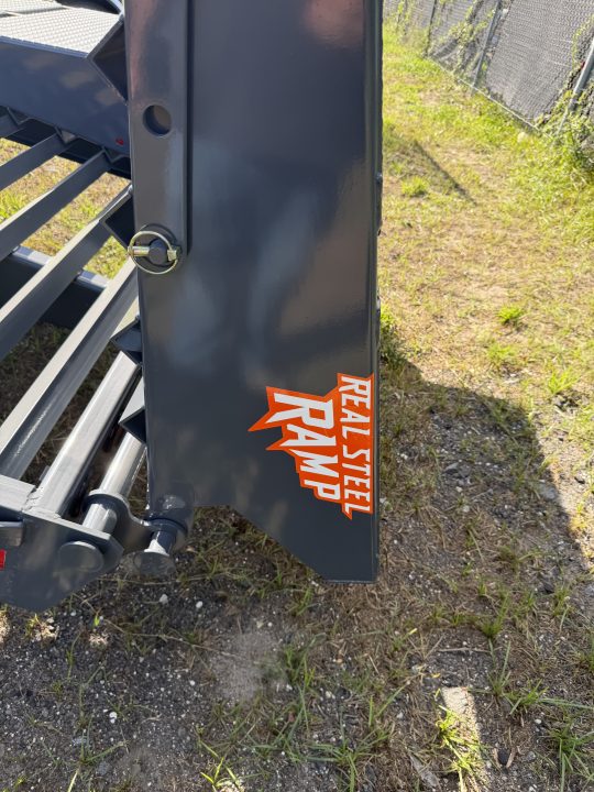 New 2027 Down 2 Earth DTEGN22-30DT Flatbed Trailer; FOLD FLAT STEEL RAMPS