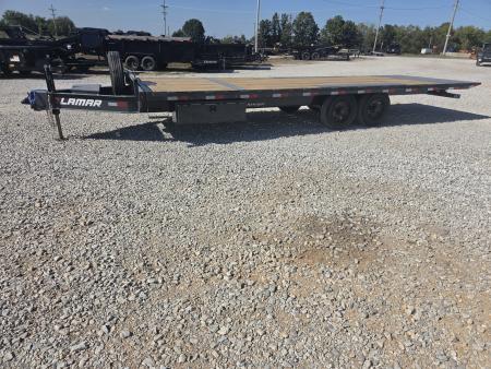 New 2027 Lamar 102X24 TANDEM DECKOVER POWER TILT W/8K AXLES & HYDROJACK