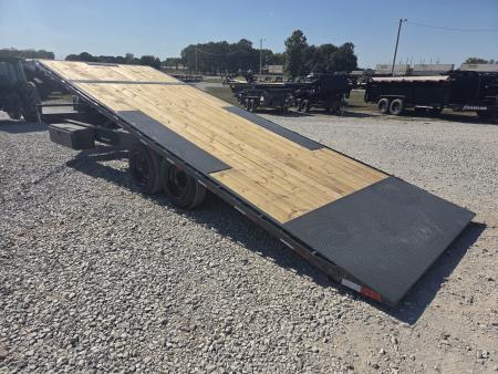 New 2027 Lamar 102X24 TANDEM DECKOVER POWER TILT W/8K AXLES & HYDROJACK