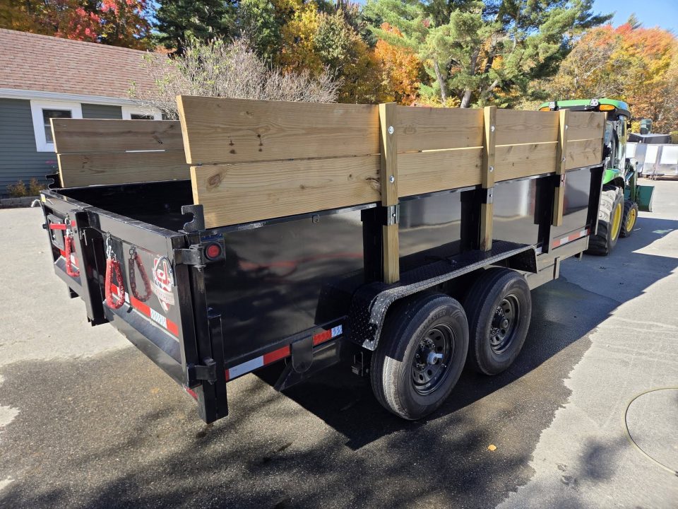 Used 2026 Quality Steel and Aluminum 7x1414,000lb gvwr dump trailer with tarp kit Dump Trailer