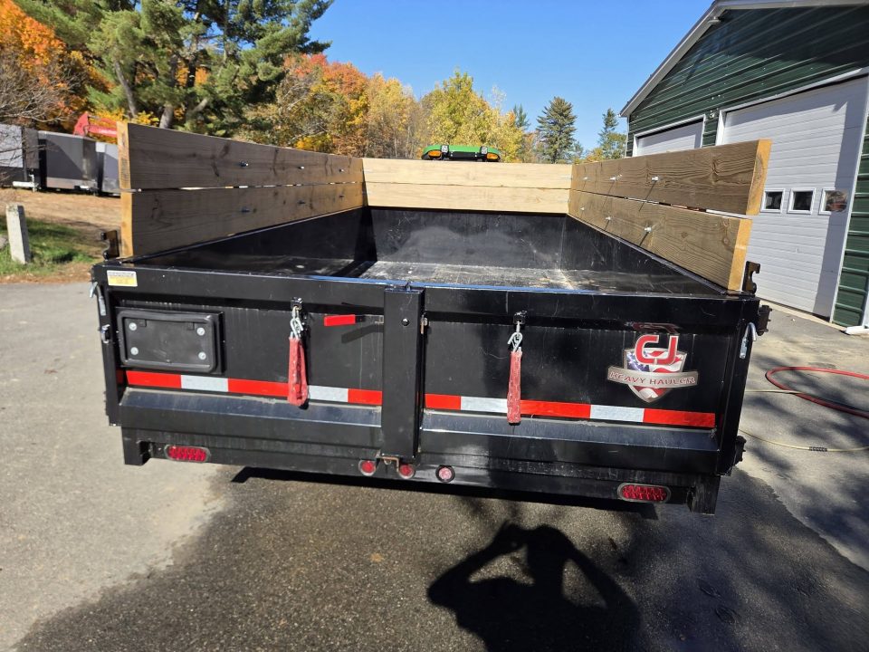 Used 2026 Quality Steel and Aluminum 7x1414,000lb gvwr dump trailer with tarp kit Dump Trailer