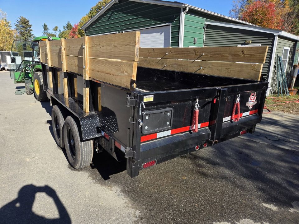 Used 2026 Quality Steel and Aluminum 7x1414,000lb gvwr dump trailer with tarp kit Dump Trailer