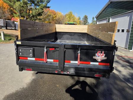 Used 2026 Quality Steel and Aluminum 7x1414,000lb gvwr dump trailer with tarp kit Dump Trailer