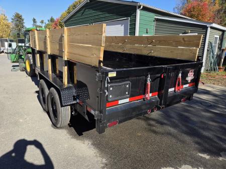 Used 2026 Quality Steel and Aluminum 7x1414,000lb gvwr dump trailer with tarp kit Dump Trailer