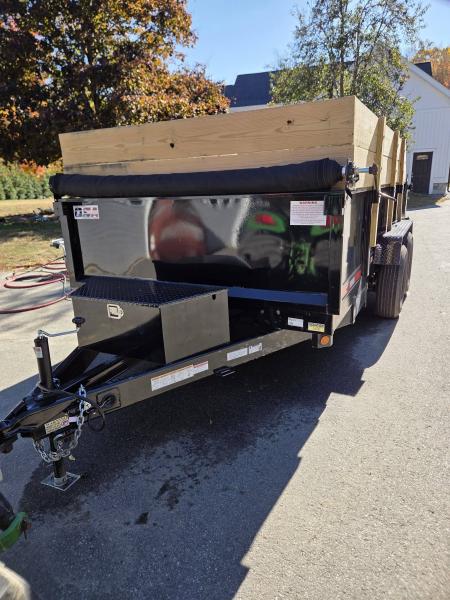 Used 2026 Quality Steel and Aluminum 7x1414,000lb gvwr dump trailer with tarp kit Dump Trailer