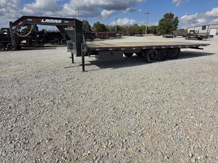 New 2027 Lamar 102X26 TRIPLE 21K GOOSENECK DECKOVER POWER TILT W/TUFF WIRELESS