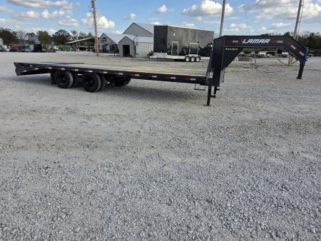 New 2027 Lamar 102X25 TANDEM LO-PRO GOOSENECK W/10K AXLES MAX RAMPS & HDSS SUSPENSION