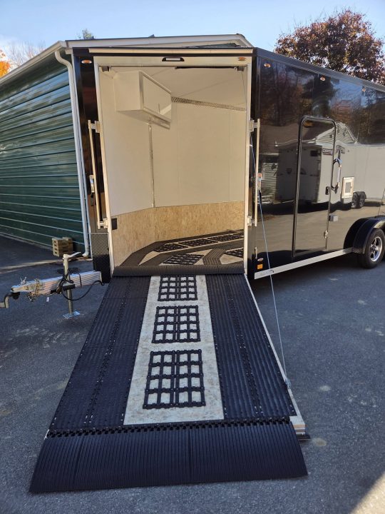 New 2027 Legend Trailers 7.5x18 3 place snowmobile or sxs utv atv motorcycle trailer loaded Snowmobile Trailer