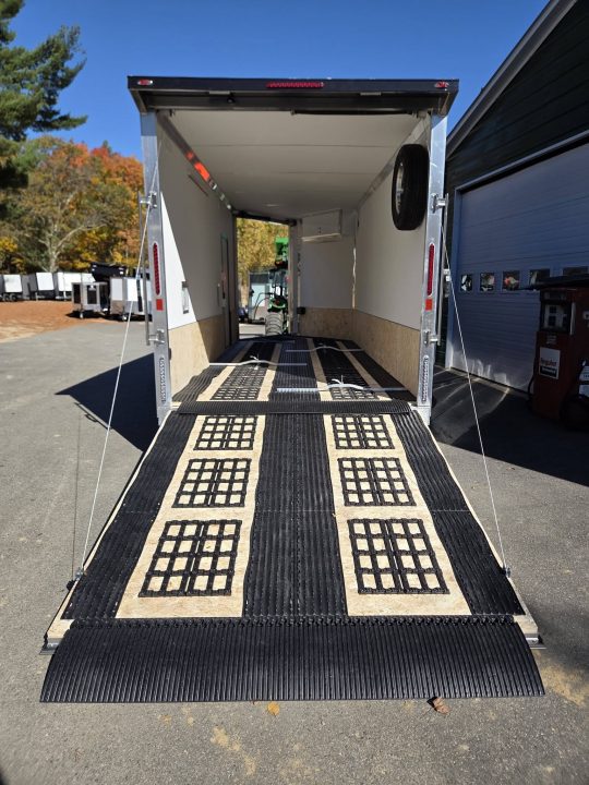 New 2027 Legend Trailers 7.5x18 3 place snowmobile or sxs utv atv motorcycle trailer loaded Snowmobile Trailer
