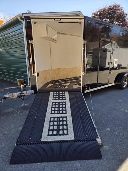 New 2027 Legend Trailers 7.5x18 3 place snowmobile or sxs utv atv motorcycle trailer loaded Snowmobile Trailer