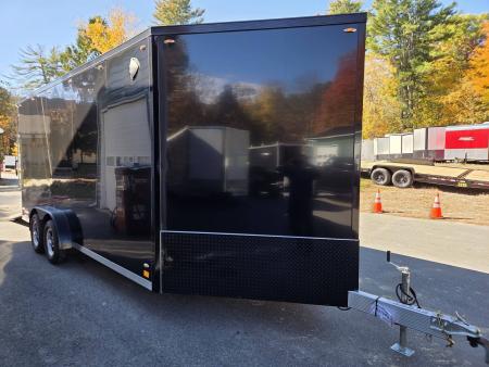 New 2027 Legend Trailers 7.5x18 3 place snowmobile or sxs utv atv motorcycle trailer loaded Snowmobile Trailer