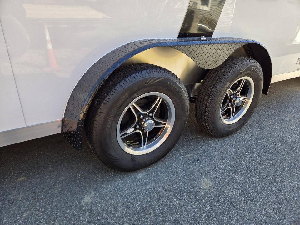 New 2027 Legend Trailers 7.5x18 3 place snowmobile trailer extra height sxs atv motorcycle Snowmobile Trailer