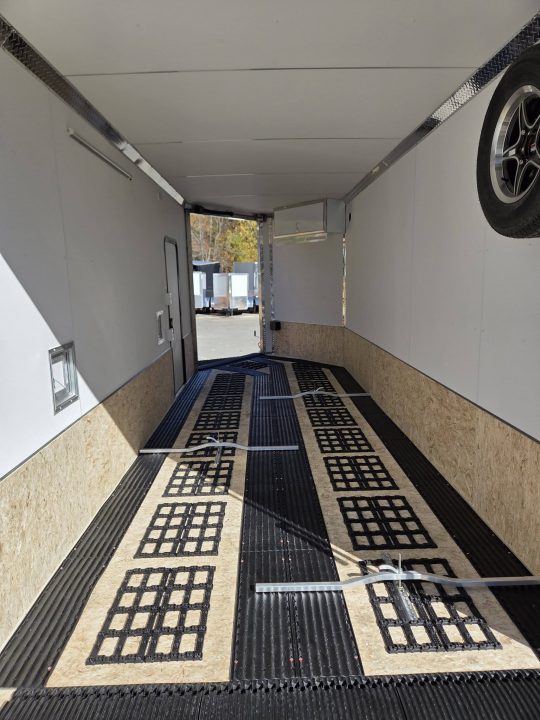 New 2027 Legend Trailers 7.5x18 3 place snowmobile trailer extra height sxs atv motorcycle Snowmobile Trailer