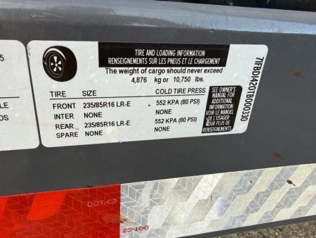 Used 2025 Black Iron Products 7 x 14 Dump Trailer with 4' Sides and 14000K Capacity Dump Trailer