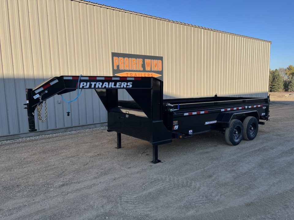 New 2027 PJ Trailers 16' DL Gooseneck Dump Trailer