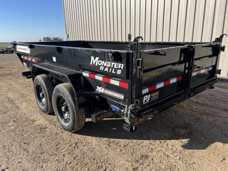 New 2027 PJ Trailers 14 DT Telescopic Dump Trailer