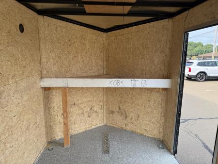Used Pace American 7' x 16' + V-Nose Enclosed Cargo Trailer with Ramp Door 7K