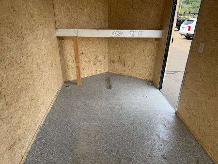 Used Pace American 7' x 16' + V-Nose Enclosed Cargo Trailer with Ramp Door 7K