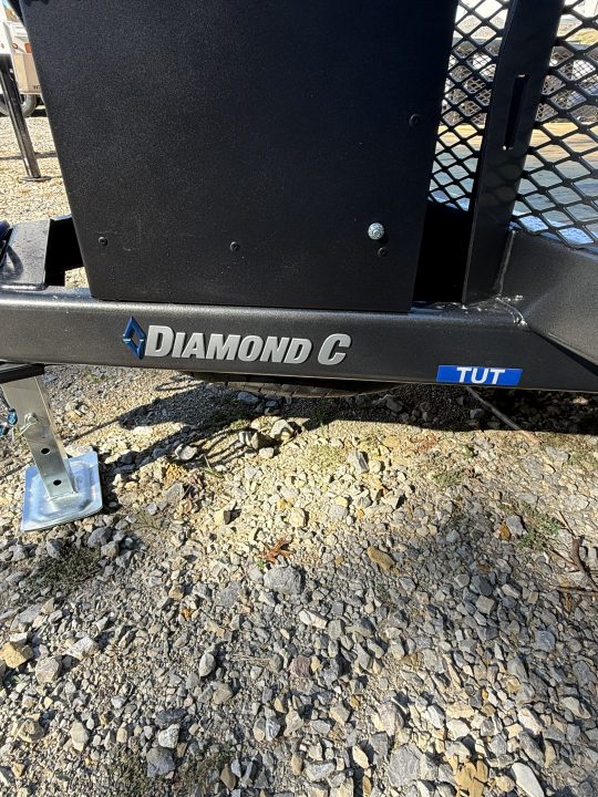 New 2027 Diamond C TUT 206 16’ Utility Trailer, 9890 GVWR, TRACTOR GATE, EXPANDED METAL SIDES