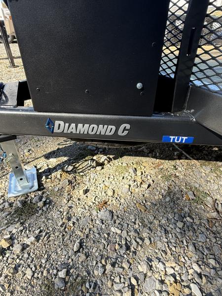 New 2027 Diamond C TUT 206 16’ Utility Trailer, 9890 GVWR, TRACTOR GATE, EXPANDED METAL SIDES