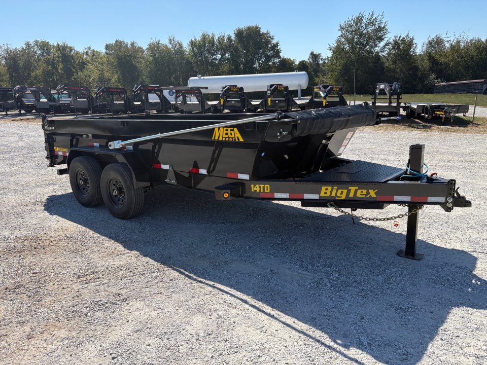 New 2027 Big Tex 83x16 Tandem 15.4K X SERIES Telescopic Dump w/ 7 Gauge Floor & 2' Sides