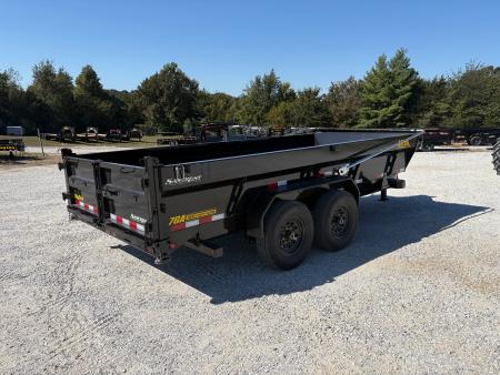 New 2027 Big Tex 83x16 Tandem 15.4K X SERIES Telescopic Dump w/ 7 Gauge Floor & 2' Sides
