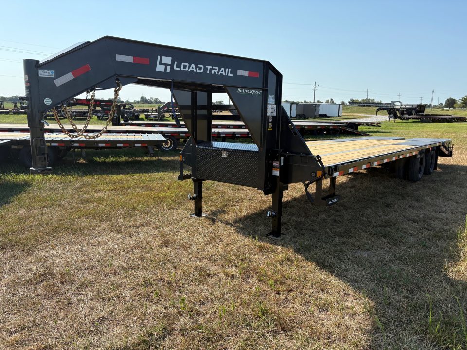 New 2027 Load Trail 102x32 Tandem 24k Flatbed Trailer W/ Max Ramps