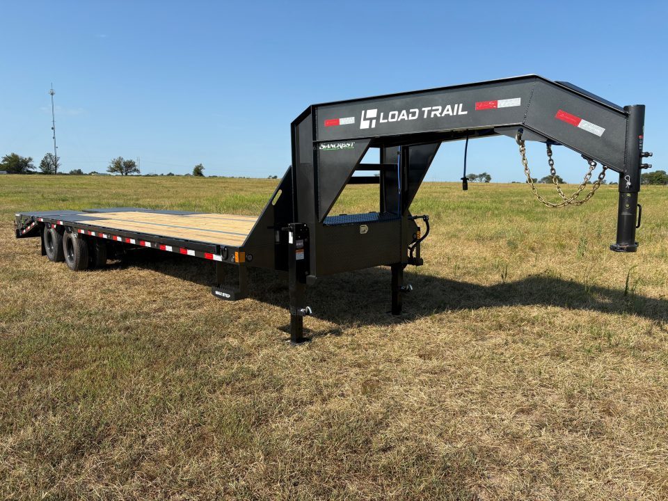 New 2027 Load Trail 102x32 Tandem 24k Flatbed Trailer W/ Max Ramps