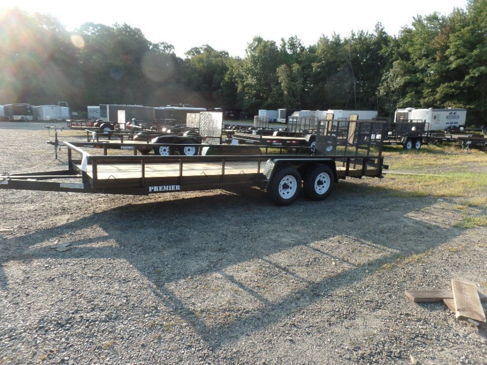 New 2027 Premier Trailers Inc. Wide 81"X 18 ft. HD Open Landscape Trailer