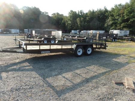 New 2027 Premier Trailers Inc. Wide 81 X 18 ft. HD Open Landscape Trailer