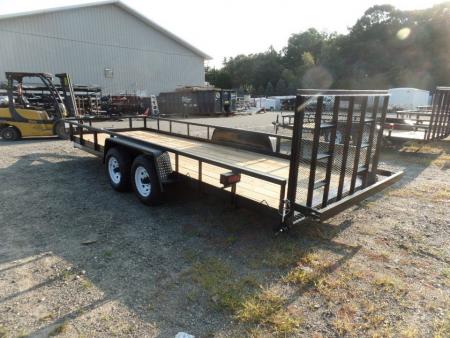 New 2027 Premier Trailers Inc. Wide 81"X 18 ft. HD Open Landscape Trailer