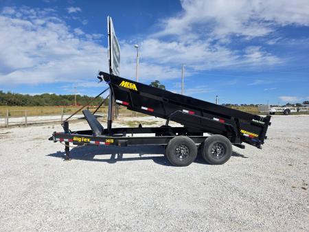 New 2027 Big Tex 83x14 Tandem 15.4K Telescopic Dump w/ 7 Gauge Floor & Slide In Ramps