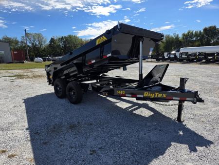 New 2027 Big Tex 83x14 Tandem 15.4K Telescopic Dump w/ 7 Gauge Floor & Slide In Ramps