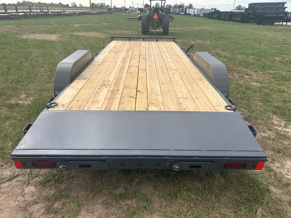 New 2027 Lamar 83x20 Tandem 7K Carhauler w/ 2' Dove & Slide In Ramps