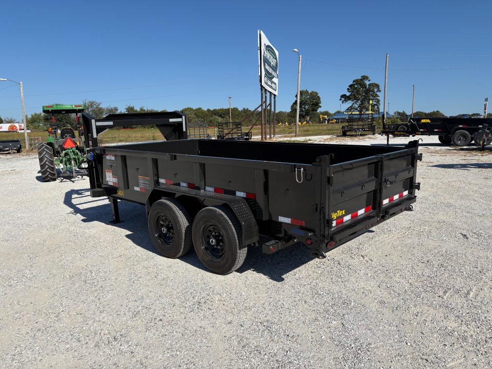 New 2027 Big Tex 83x14 Tandem 15.9K GN Dump w/ 2' Sides & Slide In Ramps
