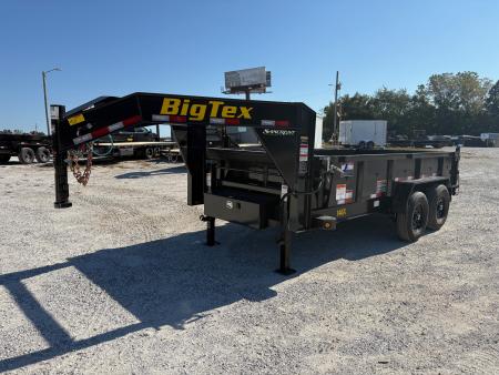 New 2027 Big Tex 83x14 Tandem 15.9K GN Dump w/ 2' Sides & Slide In Ramps