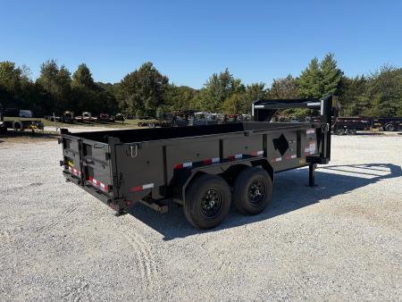 New 2027 Big Tex 83x14 Tandem 15.9K GN Dump w/ 2' Sides & Slide In Ramps