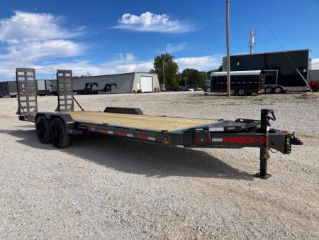 New 2027 MAXX-D 83X24 TANDEM 17.5K EQUIPMENT W/ 2' DOVE & STAND UP RAMPS Equipment Trailer