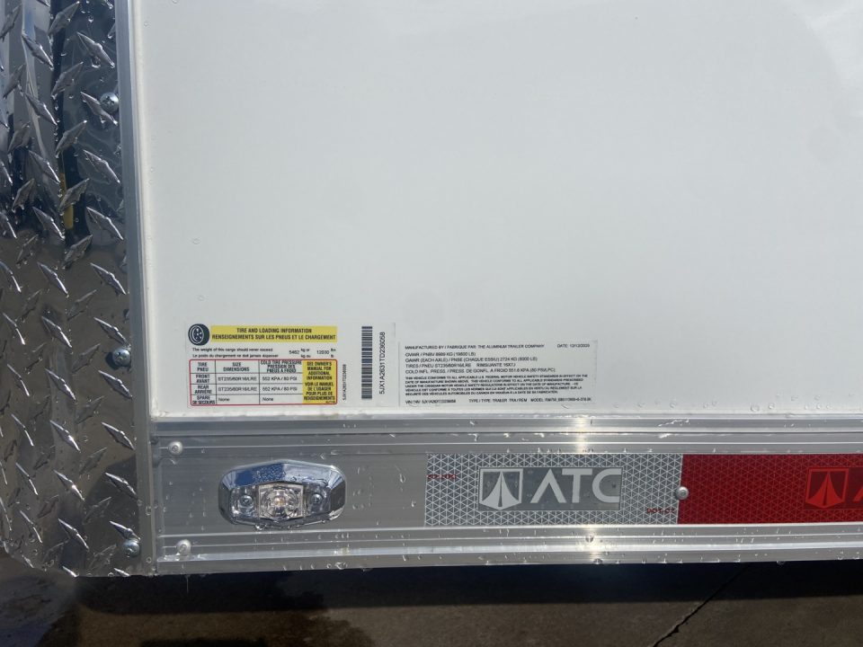 New ATC Stacker Racing Trailer 26'