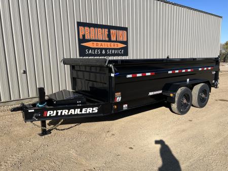 New 2027 PJ Trailers 16' DE Dump 10K's Dump Trailer