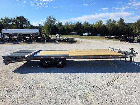 New 2027 Lamar 102X24 TANDEM 14K DECKOVER W/MAX RAMPS