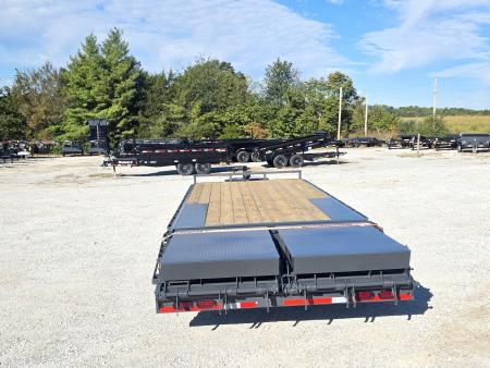 New 2027 Lamar 102X24 TANDEM 14K DECKOVER W/MAX RAMPS