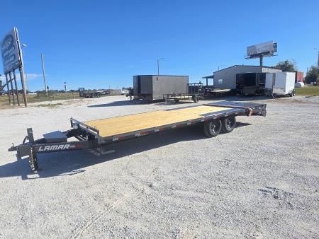 New 2027 Lamar 102X24 TANDEM 14K DECKOVER W/MAX RAMPS