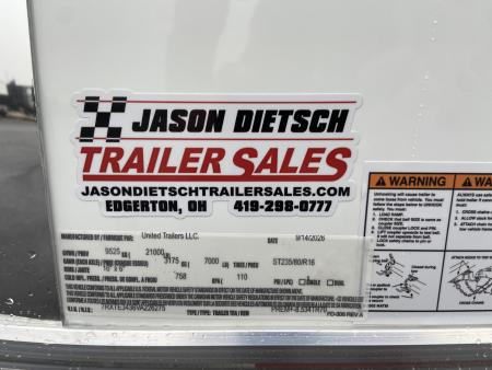 New 2027 United Trailers PREM-8.534TR70 Car / Racing Trailer