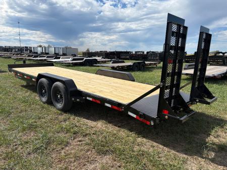 New 2027 MAXX-D 83x24 Tandem 14K Equipment Trailer W/ Stand Up Ramps