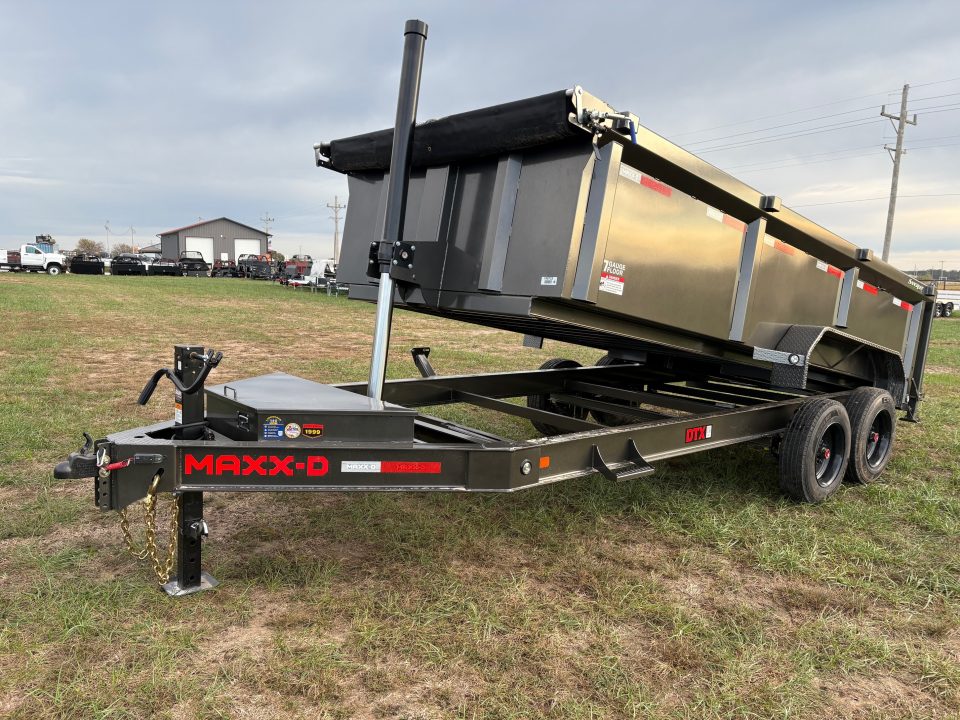 New 2027 MAXX-D Tandem 16K Telescopic Dump Trailer W/ 3' Sides & Wireless Remote