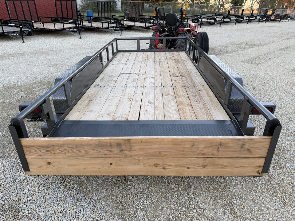 New 2026 Double A 77x16 Utility Trailer 10K