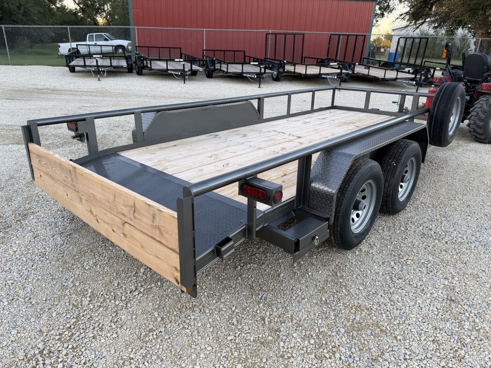 New 2026 Double A 77x16 Utility Trailer 10K