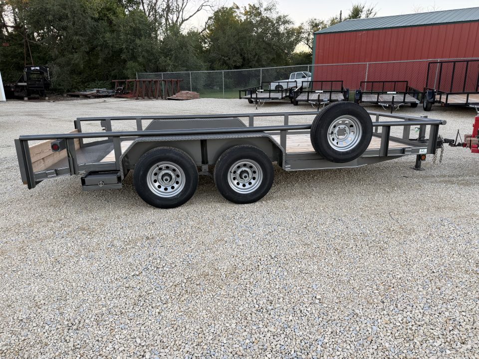 New 2026 Double A 77x16 Utility Trailer 10K
